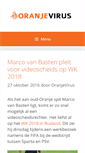 Mobile Screenshot of oranjevirus.nl